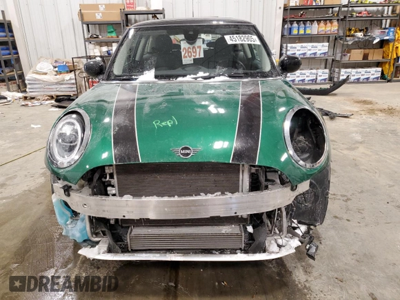 2020 MINI Hardtop Cooper with VIN WMWXR3C06L2M21499, listed as a Copart auction lot 45182905 with 48,912 mi miles and Salvage title. Bid and sale history available at DreamBid. Image 5.