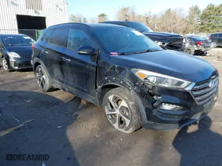 2016 Hyundai Tucson Limited with VIN KM8J3CA23GU165293, listed as a IAAI auction lot 41756821 with 59,998 mi miles. Bid and sale history available at carsss.com. Image 1.