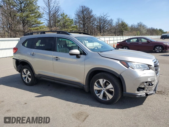 2019 Subaru Ascent Premium with VIN 4S4WMACD6K3436514, listed as a Copart auction lot 55091205 with 32,108 mi miles and Salvage title. Bid and sale history available at DreamBid. Image 4.