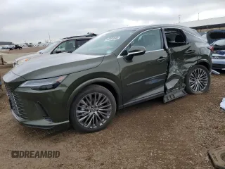 2024 Lexus RX 350h with VIN 2T2BBMCA1RC029696, listed as a Copart auction lot 62353545 with 13,464 mi miles and Salvage title. Bid and sale history available at DreamBid. Image 1.