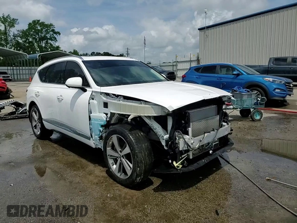 2021 Genesis GV80 with VIN KMUHB4SB6MU061433, listed as a Copart auction lot 54241015 with 32,133 mi miles and Salvage title. Bid and sale history available at DreamBid. Image 14.