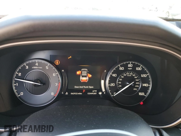 2021 Acura TLX w/Advance Package with VIN 19UUB5F61MA000935, listed as a Copart auction lot 44229255 with 62,922 mi miles and Salvage Title. Bid and sale history available at carsss.com. Image 9.
