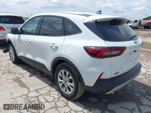 2025 Ford Escape Active z VIN 1FMCU0GN7SUA03259, wystawiony jako IAAI lot #41899036 z przebiegiem 189 mil mil oraz . Historia ofert i sprzedaży dostępna na DreamBid. Obrazek 3.