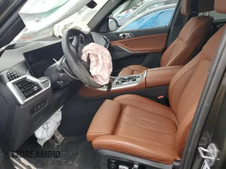 2024 BMW X5 xDrive50e with VIN 5UX43EU08R9W07237, listed as a Copart auction lot 46109415 with 0 mi miles and Salvage Title. Bid and sale history available at carsss.com. Image 7.