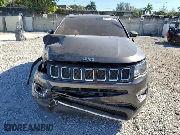 2020 Jeep Compass Limited with VIN 3C4NJCCB6LT114528, listed as a Copart auction lot 87847105 with 90,753 mi miles and Non Repairable. Bid and sale history available at carsss.com. Image 5.