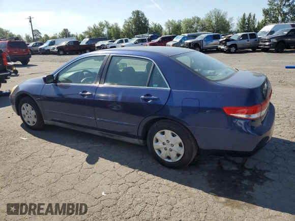 2004 Honda Accord LX with VIN 1HGCM563X4A087679, listed as a Copart auction lot 62972585 with 223,588 mi miles and Clean title. Bid and sale history available at DreamBid. Image 2.