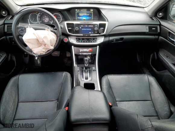 2014 Honda Accord Sedan EX-L with VIN 1HGCR2F83EA181710, listed as a Copart auction lot 84864304 with 107,053 mi miles and Salvage Title. Bid and sale history available at carsss.com. Image 8.