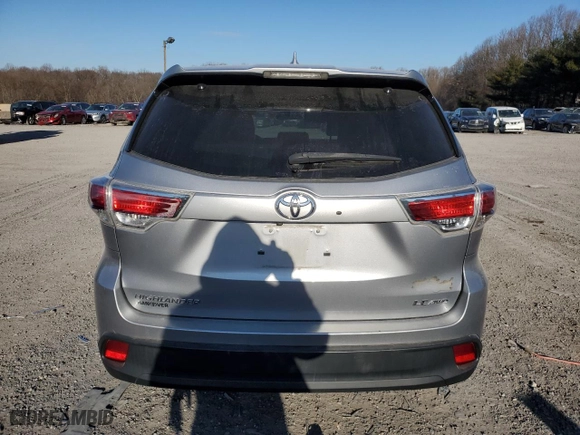 2015 Toyota Highlander LE with VIN 5TDBKRFH6FS107399, listed as a Copart auction lot 41429685 with 143,851 mi miles and Salvage Title. Bid and sale history available at carsss.com. Image 6.