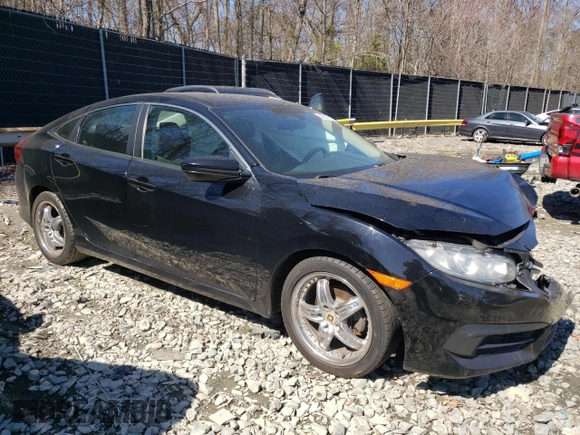 2018 Honda Civic LX with VIN 19XFC2F55JE204852, listed as a Copart auction lot 49540485 with 99,229 mi miles and Salvage Title. Bid and sale history available at DreamBid. Image 4.