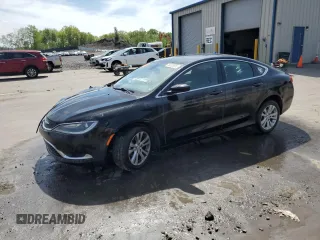 2015 Chrysler 200 Limited z VIN 1C3CCCAB3FN608889, wystawiony jako Copart lot #56328525 z przebiegiem 125 422 mil mil oraz Szkoda całkowita • Salvage title. Historia ofert i sprzedaży dostępna na DreamBid. Obrazek 1.