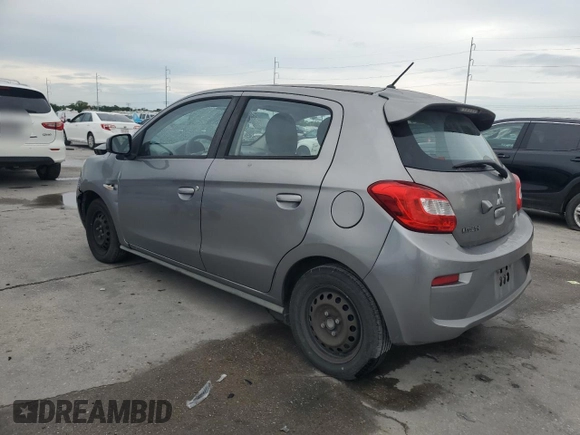 2018 Mitsubishi Mirage ES with VIN ML32A3HJ5JH004507, listed as a Copart auction lot 55047635 with 74,597 mi miles and Salvage title. Bid and sale history available at DreamBid. Image 2.