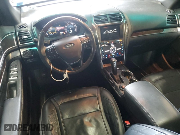 2016 Ford Explorer Platinum with VIN 1FM5K8HT9GGC56020, listed as a Copart auction lot 57025385 with 139,316 mi miles and Salvage Title. Bid and sale history available at DreamBid. Image 8.