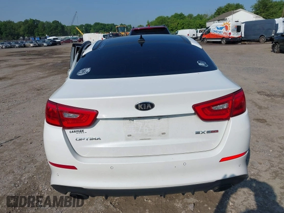 2015 Kia Optima SXL Turbo with VIN 5XXGR4A6XFG469571, listed as a IAAI auction lot 42484269 with 94,372 mi miles and . Bid and sale history available at DreamBid. Image 16.
