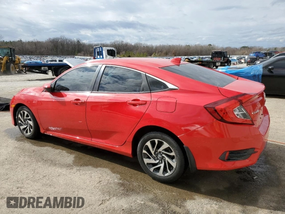 2018 Honda Civic EX with VIN 2HGFC2F7XJH506726, listed as a Copart auction lot 47131355 with 138,263 mi miles and Salvage Title. Bid and sale history available at DreamBid. Image 2.