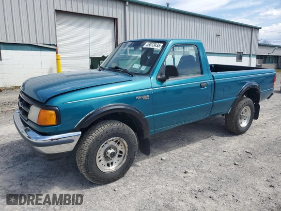 1994 Ford Ranger Splash z VIN 1FTCR11X7RTB12634, wystawiony jako Copart lot #53813435 z przebiegiem 183 609 mil mil oraz Szkoda całkowita • Salvage title. Historia ofert i sprzedaży dostępna na DreamBid. Obrazek 1.