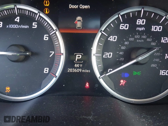 2014 Acura MDX Tech Pkg with VIN 5FRYD3H49EB018603, listed as a IAAI auction lot 41838016 with 203,609 mi miles. Bid and sale history available at carsss.com. Image 15.