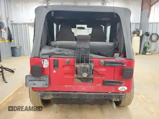 2004 Jeep Wrangler SE с VIN 1J4FA29164P771472, выставлен на аукционе Copart как лот 48162335 с пробегом 175 764 миль миль и Списание • Salvage title. История ставок и продаж доступна на DreamBid. Изображение 6.