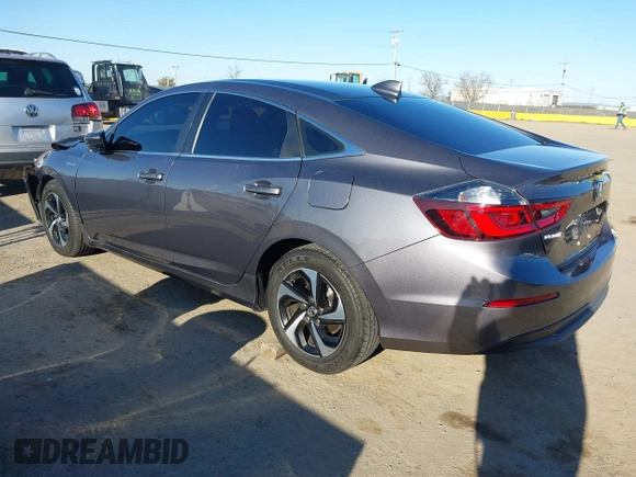 2021 Honda Insight EX with VIN 19XZE4F59ME011319, listed as a IAAI auction lot 41736121 with 118,122 mi miles and . Bid and sale history available at carsss.com. Image 3.