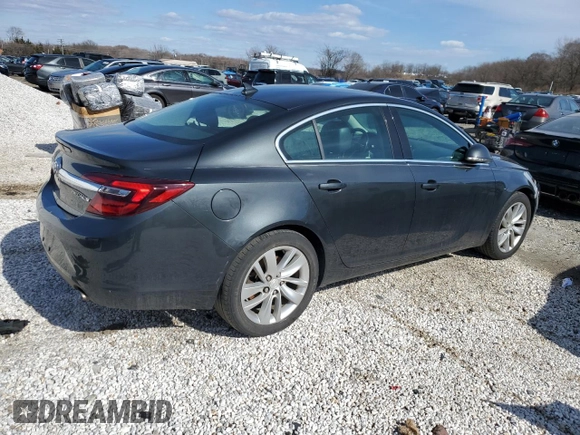 2014 Buick Regal with VIN 2G4GK5EX8E9258920, listed as a Copart auction lot 47075305 with 135,547 mi miles and Salvage Title. Bid and sale history available at carsss.com. Image 3.