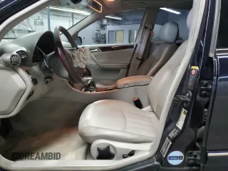 2006 Mercedes-Benz C 280 Luxury with VIN WDBRF92H16F752095, listed as a Copart auction lot 61414675 with 182,802 mi miles and Salvage title. Bid and sale history available at DreamBid. Image 7.