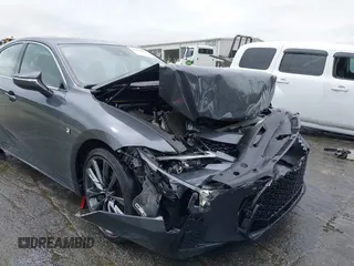 2021 Lexus IS 350 F Sport with VIN JTHGZ1E26M5022810, listed as a IAAI auction lot 41947681 with 22,707 mi miles and . Bid and sale history available at DreamBid. Image 6.