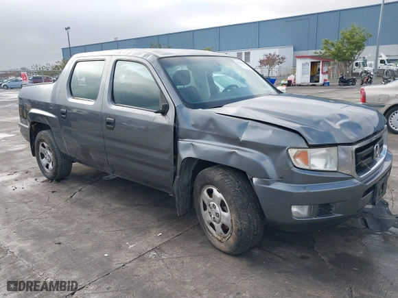 2011 Honda Ridgeline RT with VIN 5FPYK1F27BB453796, listed as a IAAI auction lot 41126251 with 122,746 mi miles. Bid and sale history available at carsss.com. Image 1.
