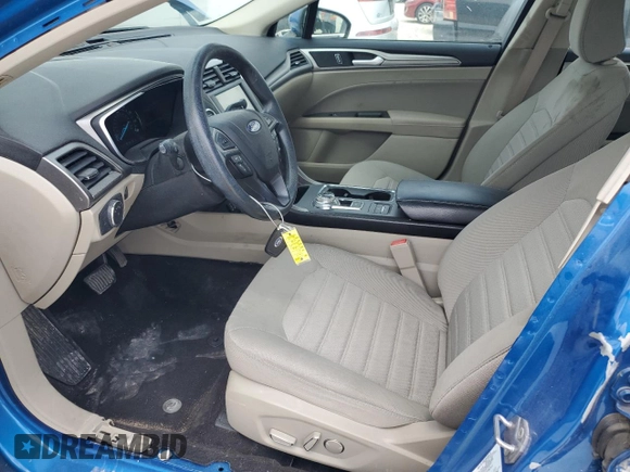 2020 Ford Fusion SE with VIN 3FA6P0HD5LR168627, listed as a Copart auction lot 50019085 with 36,537 mi miles and Salvage Title. Bid and sale history available at DreamBid. Image 7.