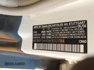 2006 Mercedes-Benz C 280 Luxury с VIN WDBRF54H06F832784, выставлен на аукционе IAAI как лот 42702556 с пробегом 143 100 миль миль и . История ставок и продаж доступна на DreamBid. Изображение 9.