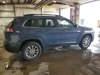 2022 Jeep Cherokee Latitude Lux with VIN 1C4PJMMX7ND518066, listed as a Copart auction lot 60487295 with 48,346 mi miles and Salvage title. Bid and sale history available at DreamBid. Image 3.