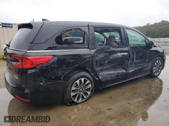 2022 Honda Odyssey EX-L с VIN 5FNRL6H70NB041868, выставлен на аукционе Copart как лот 73312794 с пробегом 55 215 миль миль и Списание • Salvage title. История ставок и продаж доступна на DreamBid. Изображение 3.