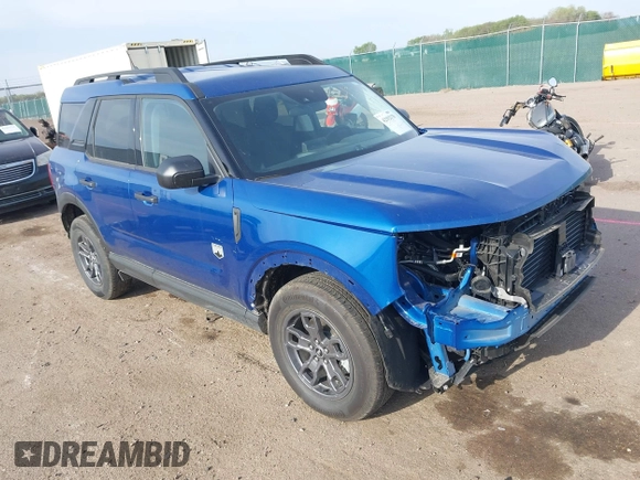 2024 Ford Bronco Sport Big Bend z VIN 3FMCR9B60RRE32685, wystawiony jako IAAI lot #42192178 z przebiegiem 3 810 mil mil oraz . Historia ofert i sprzedaży dostępna na DreamBid. Obrazek 1.
