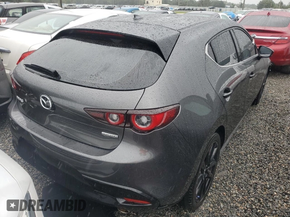 2022 Mazda Mazda3 Hatchback Premium with VIN JM1BPAMLXN1515412, listed as a Copart auction lot 74356564 with 0 mi miles and Salvage Title. Bid and sale history available at carsss.com. Image 6.