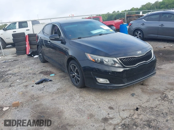 2014 Kia Optima LX z VIN 5XXGM4A72EG337457, wystawiony jako IAAI lot #42486150 z przebiegiem 135 338 mil mil oraz . Historia ofert i sprzedaży dostępna na DreamBid. Obrazek 1.