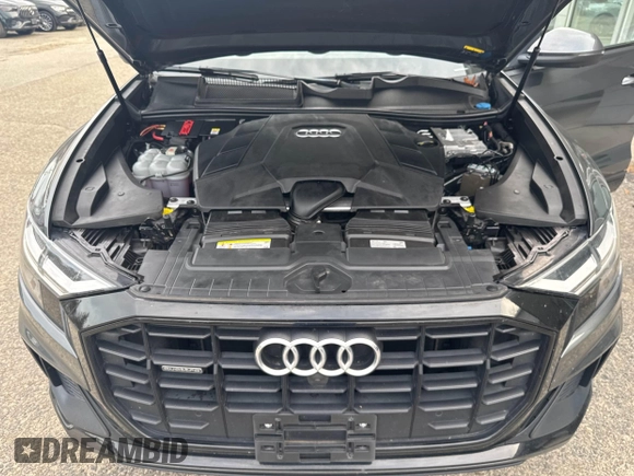 2019 Audi Q8 Premium Plus with VIN WA1EVAF10KD015763, listed as a IAAI auction lot 41925195 with 134,540 mi miles. Bid and sale history available at carsss.com. Image 10.