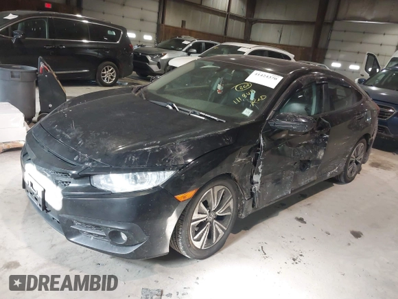 2016 Honda Civic Sedan EX-L with VIN 19XFC1F75GE210803, listed as a IAAI auction lot 41424370 with 111,848 mi miles. Bid and sale history available at carsss.com. Image 20.