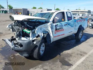 2021 Toyota Tacoma SR with VIN 3TYRX5GN6MT031018, listed as a IAAI auction lot 42276988 with Not provided miles and . Bid and sale history available at DreamBid. Image 2.