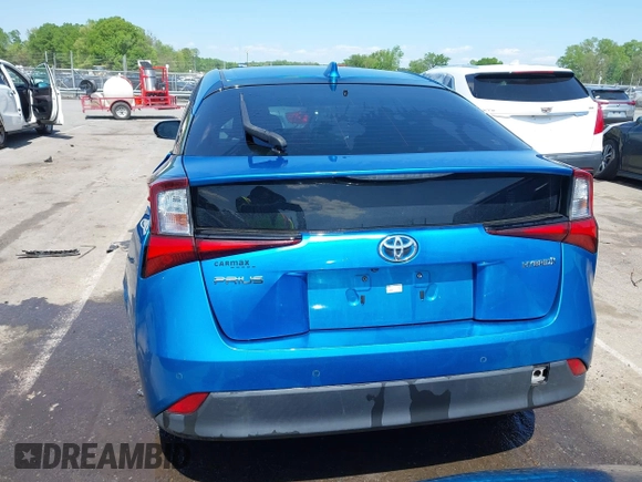 2020 Toyota Prius L Eco with VIN JTDKARFUXL3118354, listed as a IAAI auction lot 41991337 with 83,030 mi miles and . Bid and sale history available at DreamBid. Image 16.