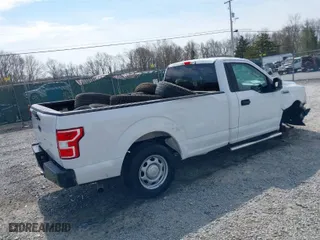 2019 Ford F-150 XL with VIN 1FTMF1C55KKD80487, listed as a IAAI auction lot 39009387 with 18,324 mi miles. Bid and sale history available at carsss.com. Image 4.