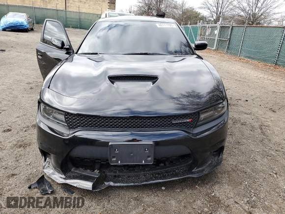 2021 Dodge Charger R/T with VIN 2C3CDXCT0MH584132, listed as a Copart auction lot 48111785 with Not Provided miles and Salvage Title. Bid and sale history available at carsss.com. Image 5.
