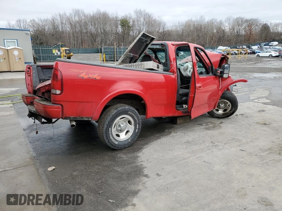 2000 Ford F-150 XL with VIN 1FTZF1825YNC04695, listed as a Copart auction lot 48895525 with Not provided miles and Salvage title. Bid and sale history available at DreamBid. Image 3.