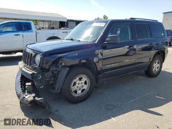 2013 Jeep Patriot Sport z VIN 1C4NJPBAXDD272247, wystawiony jako Copart lot #60102925 z przebiegiem 156 579 mil mil oraz Szkoda całkowita • Salvage title. Historia ofert i sprzedaży dostępna na DreamBid. Obrazek 1.
