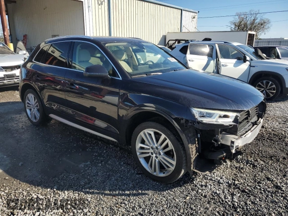 2018 Audi Q5 Premium Plus with VIN WA1BNAFY2J2022594, listed as a Copart auction lot 45540875 with 79,808 mi miles and Salvage Title. Bid and sale history available at carsss.com. Image 4.