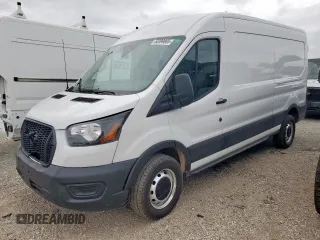 2023 Ford Transit Cargo with VIN 1FTBW9C89PKB88609, listed as a Copart auction lot 63399805 with 25,083 mi miles and Salvage title. Bid and sale history available at DreamBid. Image 1.