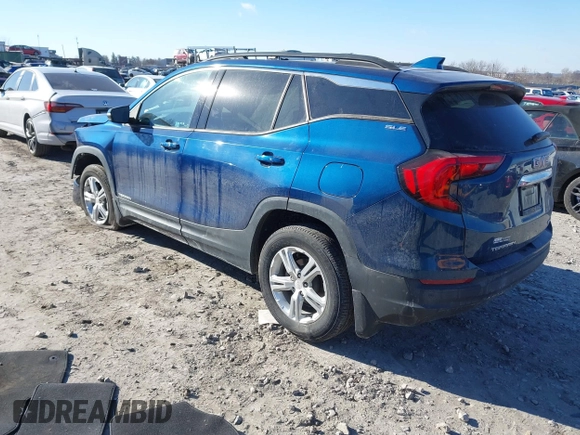 2020 GMC Terrain SLE with VIN 3GKALTEV0LL303955, listed as a IAAI auction lot 41330389 with 26,856 mi miles. Bid and sale history available at carsss.com. Image 3.