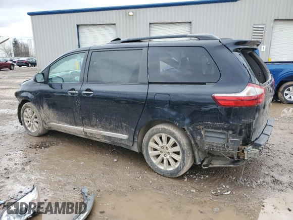 2015 Toyota Sienna Ltd with VIN 5TDDK3DC2FS111205, listed as a Copart auction lot 48131765 with 175,782 mi miles and Salvage Title. Bid and sale history available at carsss.com. Image 2.