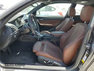 2015 BMW 2 Series M235i with VIN WBA1J7C55FV253647, listed as a Copart auction lot 60231395 with 57,639 mi miles and Salvage title. Bid and sale history available at DreamBid. Image 7.