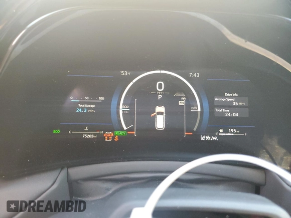 2024 Lexus TX 500h F Sport Premium with VIN 5TDABAB67RS002151, listed as a Copart auction lot 56537515 with 75,203 mi miles and Clean title. Bid and sale history available at DreamBid. Image 9.
