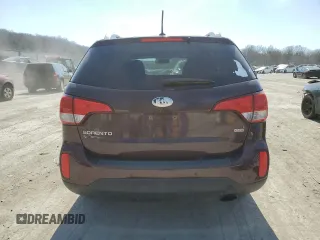 2014 Kia Sorento LX with VIN 5XYKTDA79EG501490, listed as a Copart auction lot 48821225 with 85,941 mi miles and Clean Title. Bid and sale history available at carsss.com. Image 6.