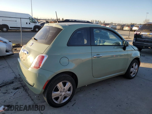 2016 FIAT 500 Pop with VIN 3C3CFFAR4GT133759, listed as a Copart auction lot 89073515 with 55,895 mi miles and Salvage Title. Bid and sale history available at carsss.com. Image 3.