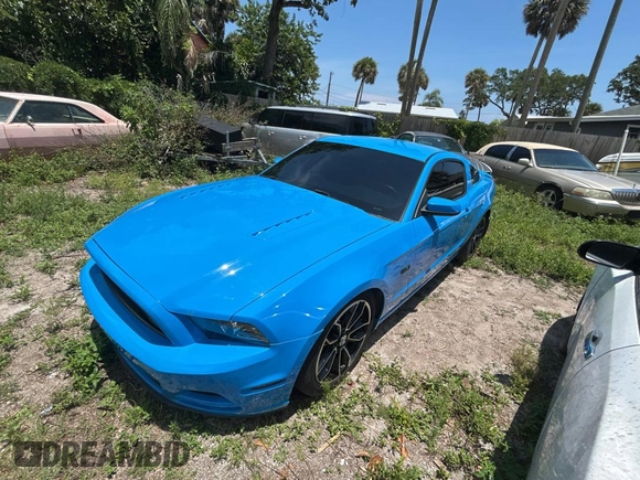 2013 Ford Mustang GT with VIN 1ZVBP8CF1D5215654, listed as a Copart auction lot 58816595 with 85,952 mi miles and Salvage title. Bid and sale history available at DreamBid. Image 2.